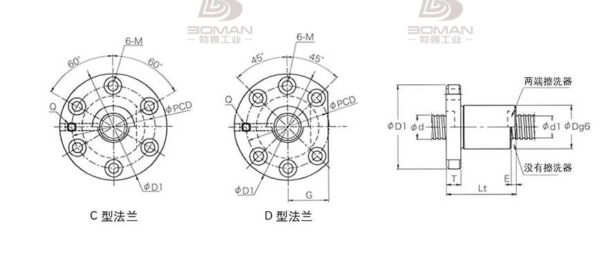 KURODA GD3205JT-DDPR 日本黑田精工丝杠钢珠安装方法